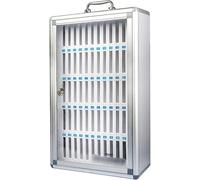 XLHWZS Casier de téléphone Portable for Salle de oîte de Rangement Portable for téléphone Portable avec poignée, boîte de Verrouillage de téléphone Murale - Fentes de Taille Normale(60)