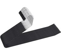 XLHWZS Porte-Pantalons Coulissant en Alliage d'aluminium, Porte-Pantalons Extensible, Peu encombrant et Facile à Installer, cintres rétractables for Pantalons(10 Z Hangers)