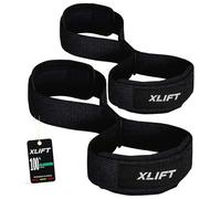XLIFT Straps en 8 Gym pour haltérophilie - Straps Powerlifting - Sangles de préhension en forme de 8 - Poids mort - Accessoires Gym - Poignées Gym pour niveau avancé et professionnel