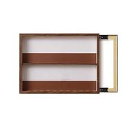 XLIHAWY Cache-Panneau Électrique Mural Décoratif, Cache-boîte À Fusibles avec Rail Coulissant, Cadre Rangement Dissimulé(Left Sliding,60x45cm)