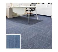 XLIHAWY Dalles Moquette Commerciales 50 X 50 Cm, Antidérapantes, Dalles Moquette pour Intérieur Et Extérieur Pose Facile Grâce À Leur Adhésif(Blue,1pcs)