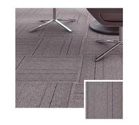 XLIHAWY Dalles Moquette Commerciales, Carrés Moquette avec Envers, Réutilisables Dalles Sol avec Autocollants pour La Maison Le Bureau(A,16pcs)