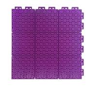 XLIHAWY Dalles Sol Modulaires Emboîtables, 33 X 33 Cm, Antidérapantes, À Jointure, Imperméables, en Polypropylène, pour Drainage, pour Terrasse, pour Piscine, pour Garage(A,34x34cm/9PCS)