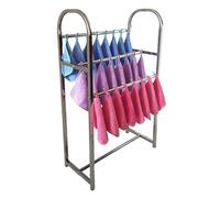 XLIHAWY Porte-serviettes Pour Salle Bain, Porte-serviettes Sur Pied À 3 Niveaux Porte-serviettes Piscine Extérieur, Séchoir À Couvertures(B,85x28x98cm)