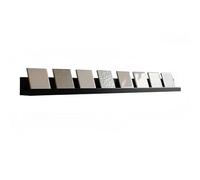 XLIHAWY Présentoir Mural pour Carrelage Échantillons Céramique Étagère Rangement Bibliothèque Porte-revues Grande Capacité Matériaux Construction Porte-échantillons(100x12x12cm/2pcs)