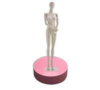 XLIHAWY Présentoirs Ronds pour Mannequins, Boutique Mariage Socle Cylindrique Table Surélevée Décoration Fête Supports À Plateforme pour Présentation Mannequins(50x15cm)