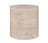 XLIHAWY Socle D'affichage Rond, Cylindre Socles De Présentation, Boutique De Mariage Socle À Plateforme(30x50cm)