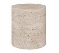 XLIHAWY Socle D'affichage Rond, Cylindre Socles De Présentation, Boutique De Mariage Socle À Plateforme(40x40cm)