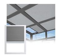 XLIHAWY Store Occultant pour Fenêtre Toit, Cadre en Alliage D'aluminium Imperméable Store Cellulaire avec Tige Tirage(80x90cm)