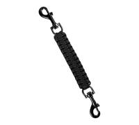 XLIUAX Collier pour chien avec clip de sécurité, sangle de laisse de secours avec fermoir à double extrémité, connecteur de harnais sécurisé, accessoires de dressage pour chien, accessoires de