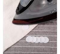 XLIUAX Lot de 100 patchs à œillets thermocollants - 20 mm - Blanc - Pince à œillets - Patch à repasser et non-tissé à repasser - Pour renforcer la réparation des œillets déchirés