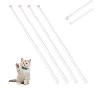 XLIUAX Lot de 2 paires de baguettes en forme de patte de chat, mignonnes et amusantes avec empreintes de pattes roses, réutilisables, légères, antidérapantes, pour manger sur le thème Meowgic Kitty