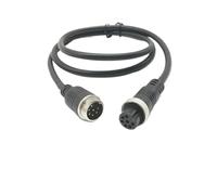 XLJP Câble d'extension mâle à femelle GX16, 1 mètre/pièce, 2 broches/3/4/5/6/8/10 broches, connecteur de fil d'aviation GX-16 for caméra de vidéosurveillance DVR de sécurité ( Size : 1 Meter , Color :