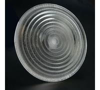 XLJP Lentille de Fresnel résistante aux hautes températures, 50mm-175mm, lentille à filetage rond, condenseur en verre for projecteur, couvercle de lampe de scène en tungstène, 1 pièce ( Size : 80mm )