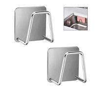 XLKJ 2 Pièces Porte Éponge, Porte Éponge Mural Adhésif Support pour Éponge Parfait pour la Cuisine et la Salle de Bain