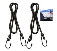 XLKJ 2 Pièces Tendeur élastique Sangl, Tendeurs universels avec Crochets pour Vélo, Voiture, Caravane, Camping