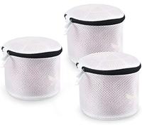 XLKJ 3 Pièces Sac à Linge Soutien-Gorge, Filet de Lavage avec Fermeture Éclair Sacs en Filet à Linge pour Machine à Laver