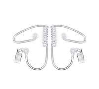 XLKJ 4 Pièces Jouet d’Écouteur Espion avec Clip Accessoires de Talkie-walkie Accessoire de Costume pour Jeux de Rôle