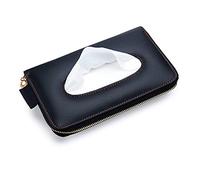 XLKJ Auto Boîte à Mouchoirs, Porte-étui à Mouchoirs en Cuir, Boîte à Mouchoirs Voiture, Porte-Papier Hygiénique Voiture