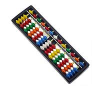 XLKJ Chinois Calculatrice, 13 Chiffres avec Perles Colorées, Boulier Chinois Vintage, pour Enfants