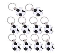 XLKJ Lot de 10 Ouvre Bière Porte Clé, Ouvreur de Bouteille de Bière Porte Clés Tire-Bouchon Créatif Décapsuleur de Football Pratique Multifonctionnel
