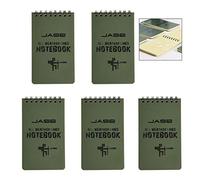 XLKJ Lot de 5 Carnet Etanche, Bloc Note Spirale pour Les Activités de Plein Air Records et Tactique