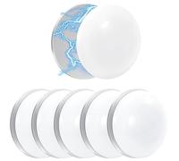 XLKJ Lot de 6 poids de rideau de douche, doublure de rideau magnétique sans couture, pour draperie, nappe, drapeau (blanc)