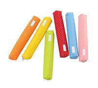 XLKJ Lot de 6 Trousse Scolaire Fille Kawaii, Étuis à Crayons Portable Mini Trousses Mignon Scolaire en Chiffon Doux des École et Bureau