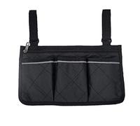 XLKJ Sac de Rangement pour Fauteuils Roulants, Convient aux Fauteuils Roulants Electriques, Fourre Tout Mains Libres pour Personnes Âgées Handicapées.