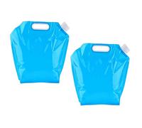 XLKJ Set de 2 Bidon Pliable 10L, Sac d'eau Pliable pour Le Sport Camping Randonnée Pique-Nique Voyage Barbecue