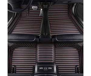 XLKWNNAD Tapis Sol Moquettes sur Mesure pour Renault Austral E-Tech Hybrid Esprit Alpine SUV 2022-2025, Auto Couverture ComplèTe Cuir Avant Et ArrièRe Tapis Durable Protection IntéRieur Accessoire