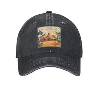 XLLDAANC Algérie Mon Pays Unisexe Casquette de Baseball DZ Afrique Arabe en Détresse Denim Chapeau Mode en Plein Air Toutes Les Saisons Réglable Snapback Casquette Coton, pour Toutes Les Saisons