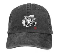 XLLDAANC Blanc Face Espace Aventure Cobra Rétro Chapeau Coton Extérieur Soleil Protaction Caps Unisexe Casual Snapback Chapeaux Coton, pour Toutes Les Saisons