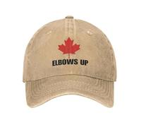 XLLDAANC Coudes vers Le Haut Canada Casquette de Baseball décontractée Course à Pied Hippie Trucker Chapeau Écran Solaire Hommes Adulte Classique Snapback Cap Coton, pour Toutes Les Saisons
