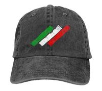 XLLDAANC Drapeau de l’Italie Chapeau De Baseball Rétro Coton Soleil Protaction Caps Unisexe Casual Golf Chapeaux Coton, pour Toutes Les Saisons
