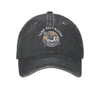 XLLDAANC Grec Mytholog Camp Half-Blood Percy Jackson Casquettes de Baseball Classique Délavé Snapback Cap Hommes Femmes Entraînements en Plein air Chapeau Coton, pour Toutes Les Saisons
