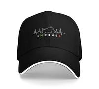 XLLDAANC Heartbeas The Motorcycle Gear Shift One Up Five Down Biker Casquettes de Baseball personnalisées Hommes Haut de Gamme Femme Beach Dad Hat Snapback Cap Coton, pour Toutes Les Saisons