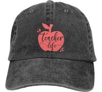 XLLDAANC L’enseignement est Un Travail de cœur Casquette de Baseball Chapeau de Papa de Golf Chapeau en Coton Classique à Profil Bas réglable Hommes Femmes Coton, pour Toutes Les Saisons