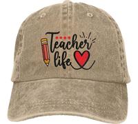 XLLDAANC L’enseignement est Un Travail de cœur Casquette de Baseball Chapeau de Papa de Golf Chapeau en Coton Classique à Profil Bas réglable Hommes Femmes Coton, pour Toutes Les Saisons
