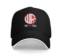 XLLDAANC Le Pourquoi Files Noir Casquette de Baseball Chapeau de randonnée Chapeaux d’Hiver pour Hommes Casquettes de pêche Homme Garçon Femmes Coton, pour Toutes Les Saisons