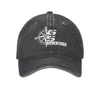 XLLDAANC Punk Unisexe Coton GS Moto Aventure Casquette Adulte Motorrad Biker Réglable Papa Chapeau Hommes Femmes Extérieur Coton, pour Toutes Les Saisons