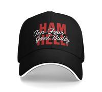 XLLDAANC Radio Amateur Radio Amateur Ham Hell Ten Cap pour Hommes Femmes Mode Casquette De Baseball Chapeau De Soleil Golf Headewear Ajustement Ajustable Coton, pour Toutes Les Saisons
