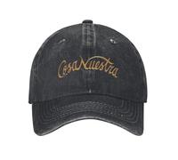 XLLDAANC Rauw Alejandro Coca Nuestra Casquette de Baseball Unisexe Denim Délavé Snapback Chapeau World The Tour 2025 Voyage en Plein air Coton réglable, pour Toutes Les Saisons