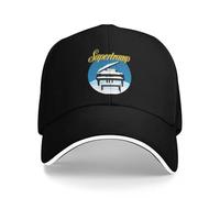 XLLDAANC Supertrams The Even in The Quiet Moments T-Shirt Casquette de Baseball Chapeau de Soleil pour Enfants Icône Hommes Golf Wear Coton pour Femmes, pour Toutes Les Saisons