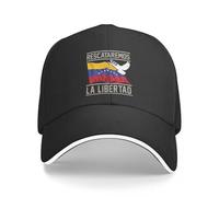 XLLDAANC Venezuela Démocratie Paloma Libertad Casquettes de Baseball Stuff Vintage Casquette Hommes Femmes pour Les entraînements en Plein air Couvre-Chef Réglable en Coton, pour Toutes Les Saisons