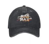 XLLDAANC Vintage Mad Le De Max 1979 Casquettes De Baseball Hommes Femmes en Détresse Coton Casquette De Soleil Film Furiosa Activités De Plein Air Réglable Hatcotton, pour Toutes Les Saisons