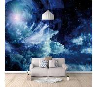 XLMING Abstraction Encre De Chine Univers Ciel Étoilé Voie Lactée 3D Papier Peint Luxe Décoration Manger Adulte Intérieure Salon Canapé Chambre Fond TV Mur-430cm×300cm