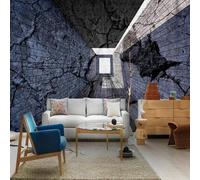 XLMING Abstraction Nostalgie Géométrie Relief Lignes Espace 3D Papier Peint Premium Texturé Soie Bureau Salle à Manger Salon Chambre Coucher Canapé TV Mur-250cm×170cm