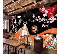 XLMING Abstrait Sommets Montagneux Personnes Fleurs Mets Délicats 3D Papier Peint Luxe Décoration Manger Adulte Intérieure Salon Canapé Chambre Fond TV Mur-150cm×105cm