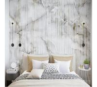 XLMING Art Abstrait Ligne Faux Marbre Forêt Élan Papier Peint 3D Soie De Luxe Intissé Bureau Salle à Manger Canapé Chambre Salon TV Mural Décoratif-200cm×140cm
